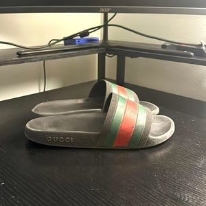 Mens authentic Gucci slides